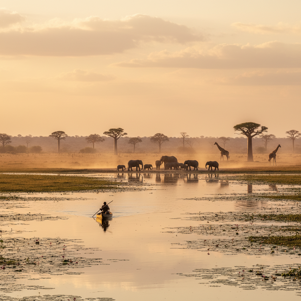 11 days: VICTORIA FALLS AND BOTSWANA, DISCOVER THE OKAVANGO DELTA AND THE DESERT