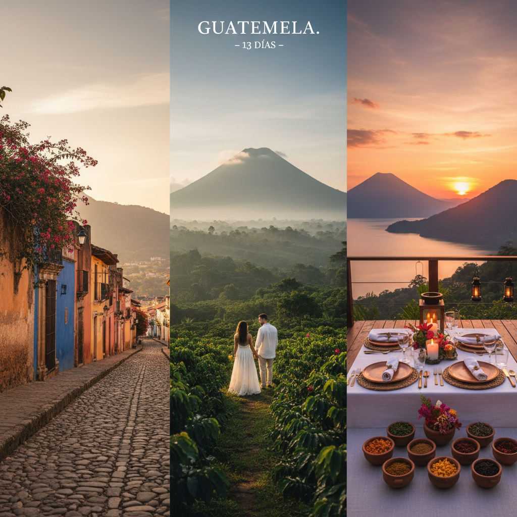 ESPECIAL NOVIOS. Colonial e inédita. - 13 DÍAS - — GUATEMALA.