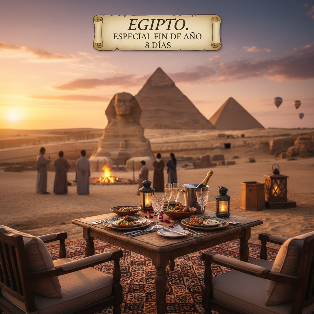 Especial FIN DE AÑO. Salida 28/12. 8 días — Egipto